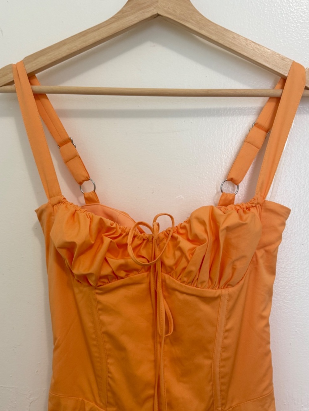 Brand New with Tags - House of CB Carmen Dress - Creamsicle Orange - Size Small! - Picture 2 of 10